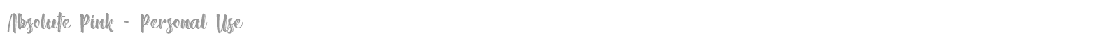 Absolute Pink font preview